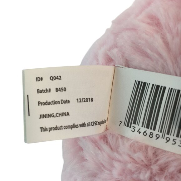 Kellytoy Pink Easter Bunny Unicorn Plush 13" Stuffed Animal 2018 Rainbow Wings - Picture 6 of 7